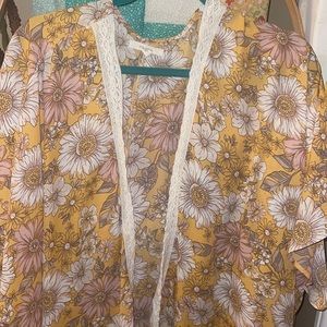 Maurices, yellow, and flowered kamino